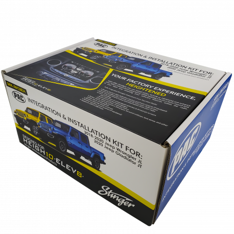 RadioPRO Integrated Installation Kit with Integrated Controls For Jeep Wrangler JL and Gladiator JT