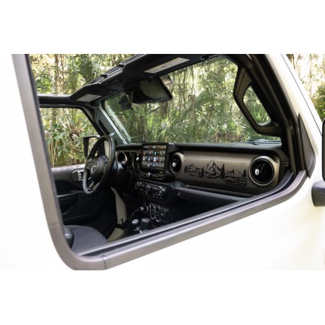 RadioPRO Integrated Installation Kit with Integrated Controls For Jeep Wrangler JL and Gladiator JT