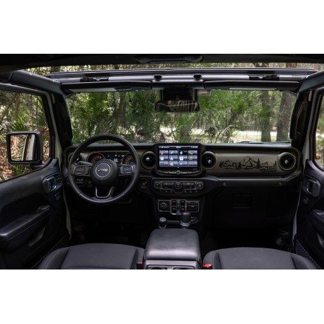 RadioPRO Integrated Installation Kit with Integrated Controls For Jeep Wrangler JL and Gladiator JT