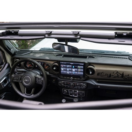 RadioPRO Integrated Installation Kit with Integrated Controls For Jeep Wrangler JL and Gladiator JT