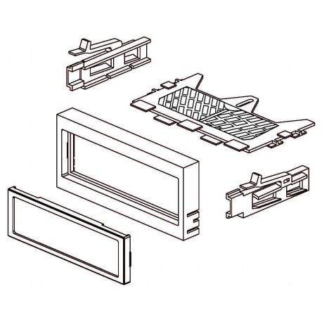 1995-2005 GENERAL MOTORS SINGLE DIN