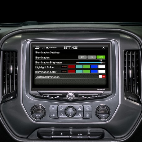 SILVERADO/SIERRA INSTALLATION KIT FOR HEIGH10® MULTIMEDIA HEAD UNIT