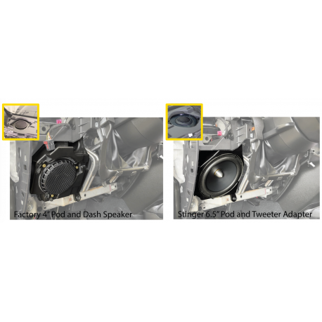 STINGER SOUNDBAR SPEAKER ADAPTERS FOR JEEP