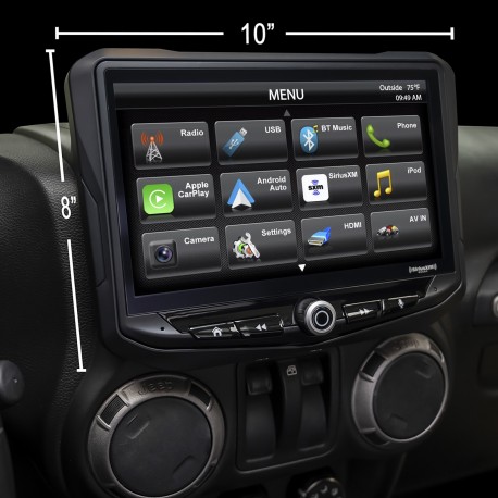 RadioPRO Advanced Installation Kit with Integrated Controls For Jeep Wrangler JK