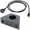 3 Foot USB-C Extension Cable With Dash Mount