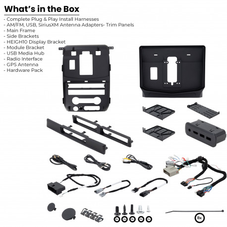 TOYOTA 4RUNNER INSTALLATION KIT FOR HEIGH10® MULTIMEDIA HEAD UNIT