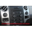 2009-2014 FORD F-150 SINGLE DIN or ISO w/POCKET