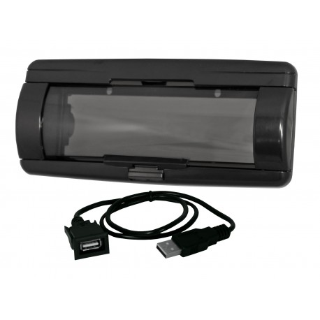 RETRACTING MARINE RADIO COVER BLACK 